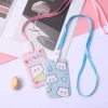 Wholesale of Japanese-style cat work badges, cartoon ID cards, bus cards, and sliding cover waterproof student card holders Application Scenario